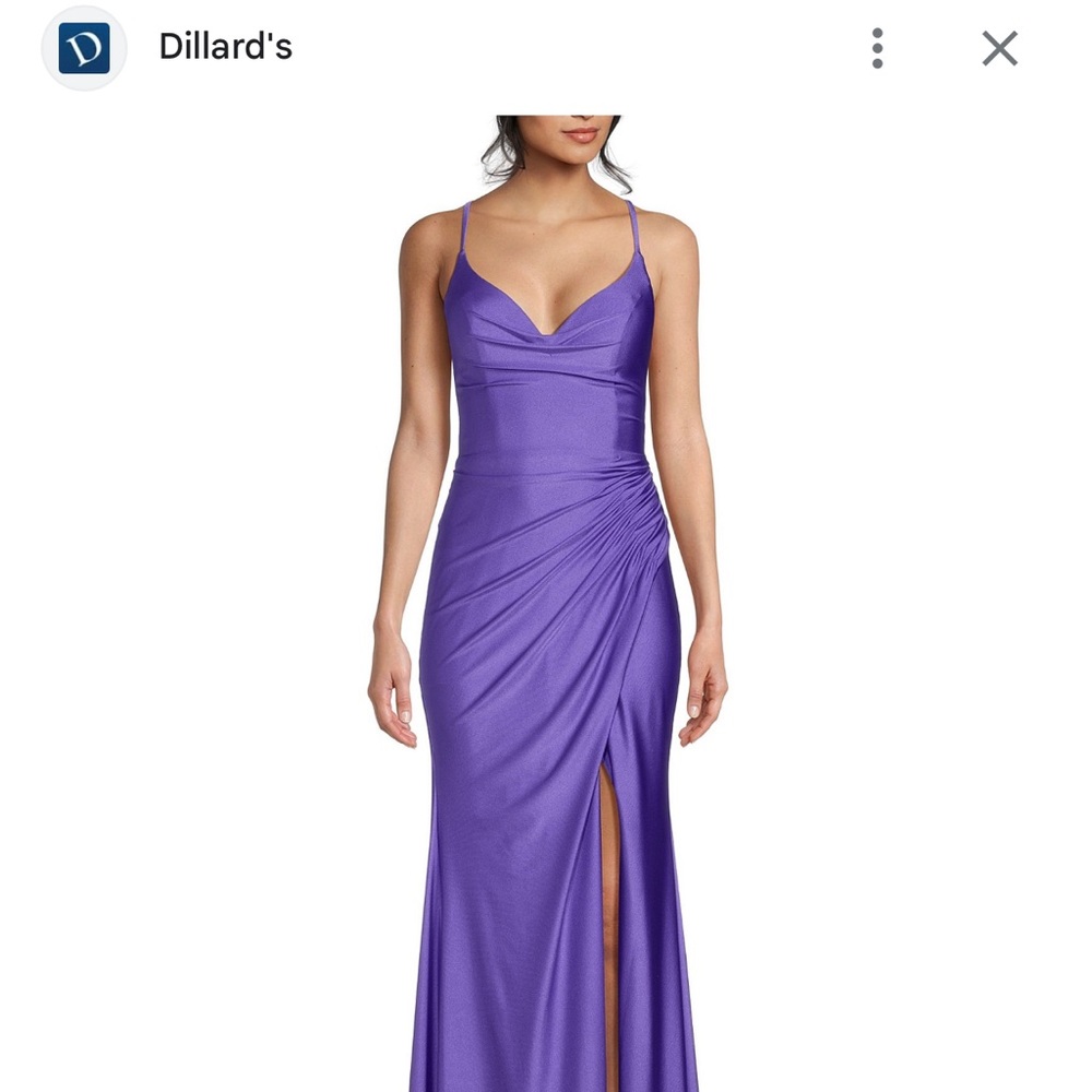 Elegant Purple Evening Gown
